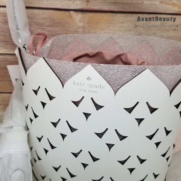Kate Spade Small Bucket heart Optic White Dorit - Picture 8 of 15